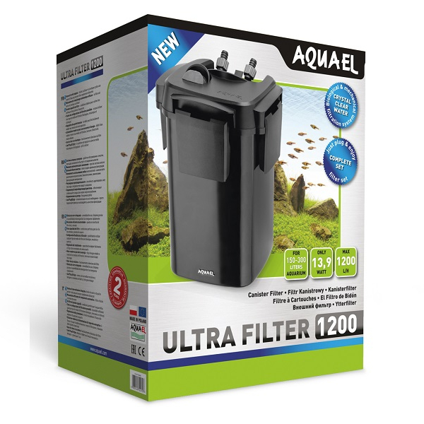 Внешний фильтр Aquael ULTRA FILTER 1200 для аквариума до 300 литров_0