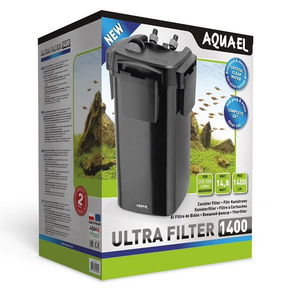 Внешний фильтр Aquael ULTRA FILTER 1400 для аквариума до 600 литров_0