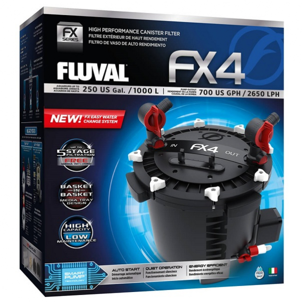 Внешний фильтр Fluval FX4 для аквариумов до 1000 литров_0