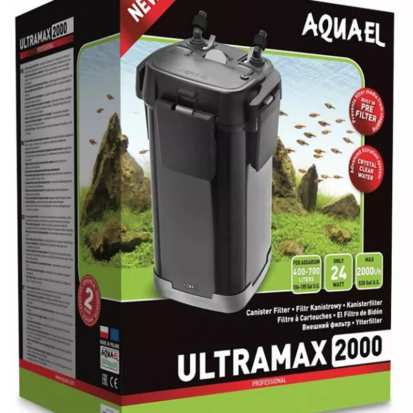 Внешний фильтр Aquael ULTRAMAX 2000 для аквариума до 700 литров_0