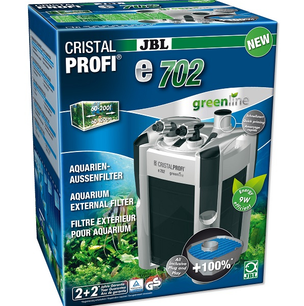 Внешний фильтр JBL CristalProfi e702 greenline для аквариума от 60 до 200 литров_0